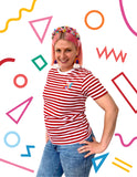 Pretty fly for a cacti red and white striped tee