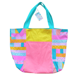 Washi tape - Over sized tote/ beach bag
