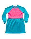 Cosy up Dress - Pink & teal