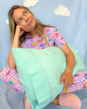 Peppermint tea pillow case