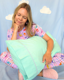 Peppermint tea pillow case