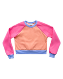 Cosy up Sweater - Coral, pink & purple