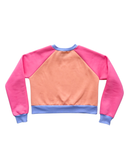 Cosy up Sweater - Coral, pink & purple
