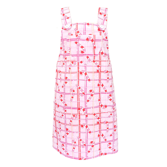 Candy cane cutie Pinafore (Size 8 & 12 only)