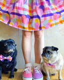 Up up and hooray 'velcro' bow tie - Clover and co collective